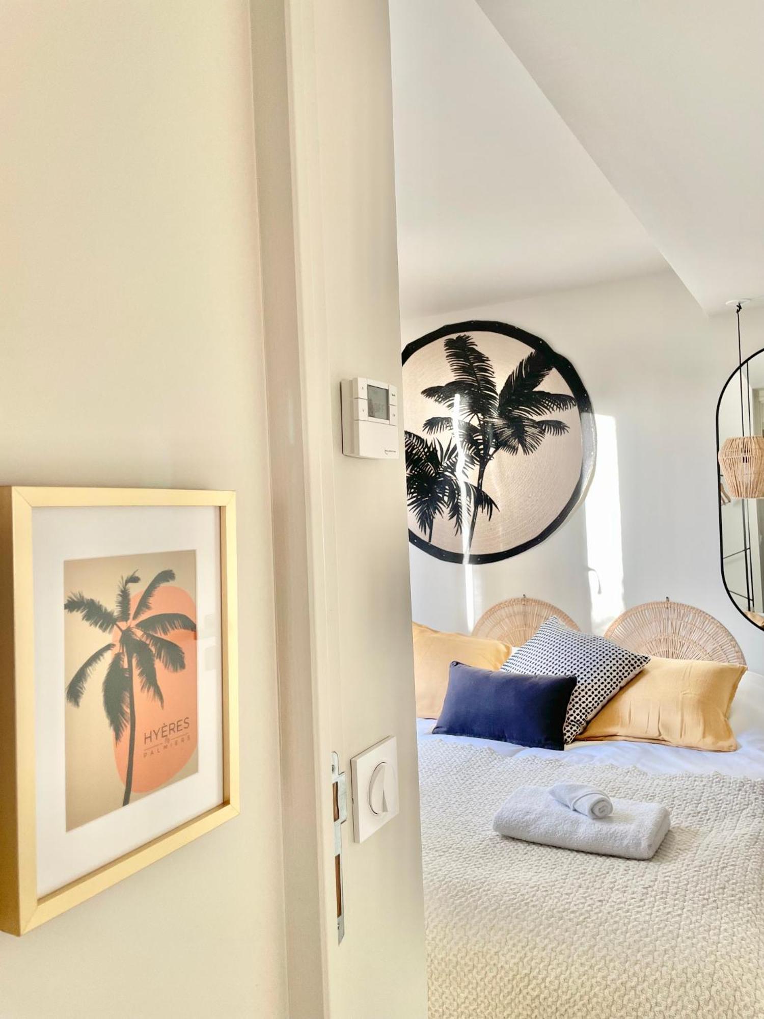 Bas De Villa - 300M Plage De La Capte - 2 Hebergements Disponibles Hyeres Ngoại thất bức ảnh